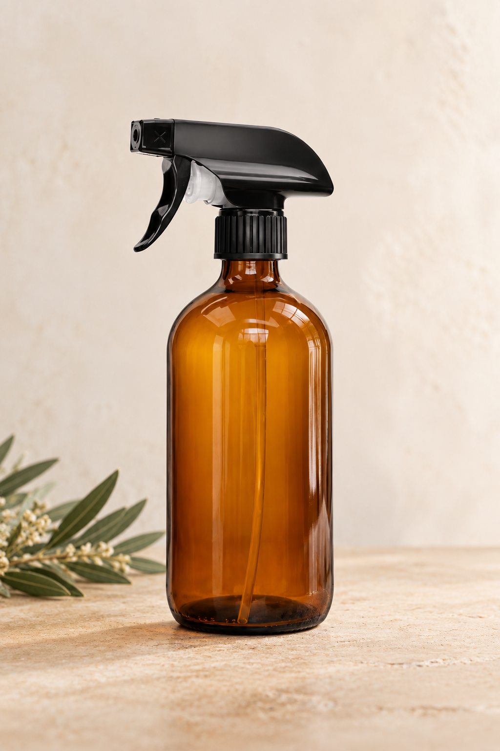16oz Glass Amber Spray Bottle-Refill