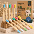 kids bamboo toothbrush 2-pack