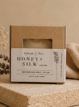 Honey Silk Tallow Face Bar
