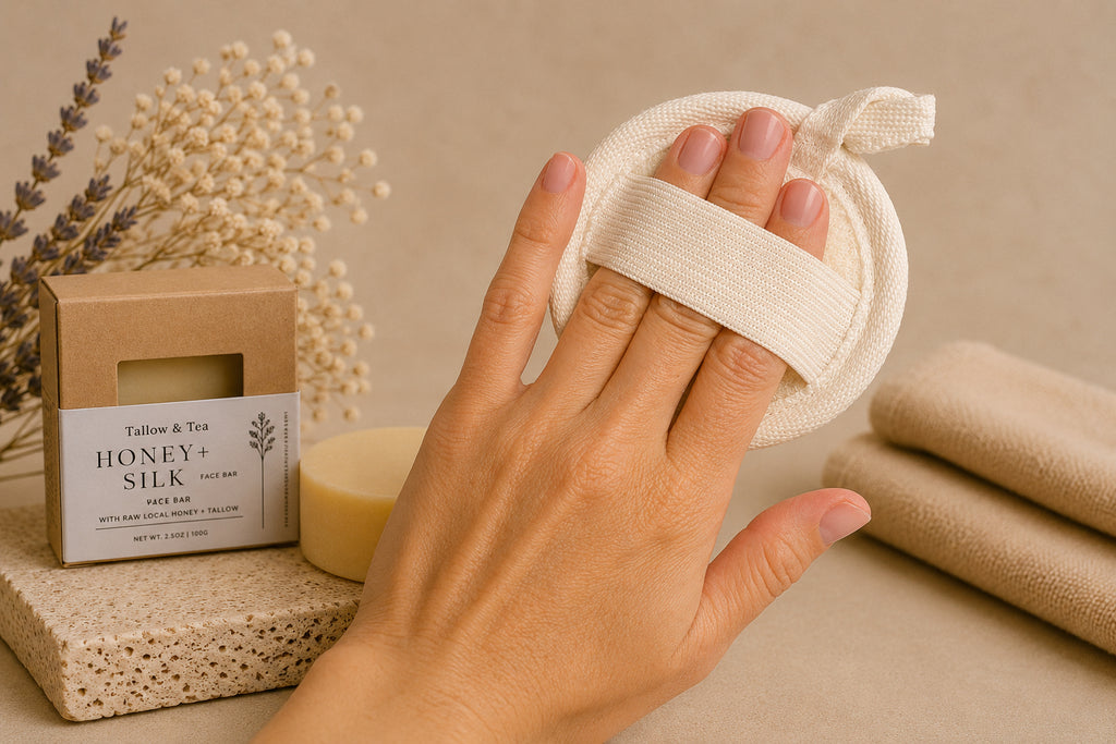 Reusable Loofah Exfoliating Pad